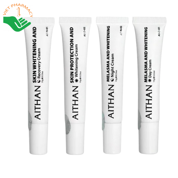 Bộ trị nám, xóa bay nỗi lo về nám, tàn nhang Aithan 15g (bộ 4 tuýp 15g)